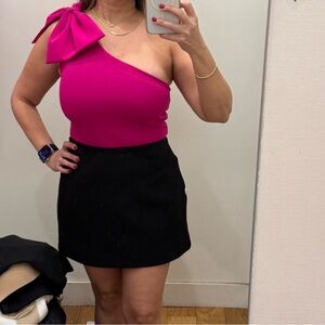 Express Pink One-Shoulder Bodysuit